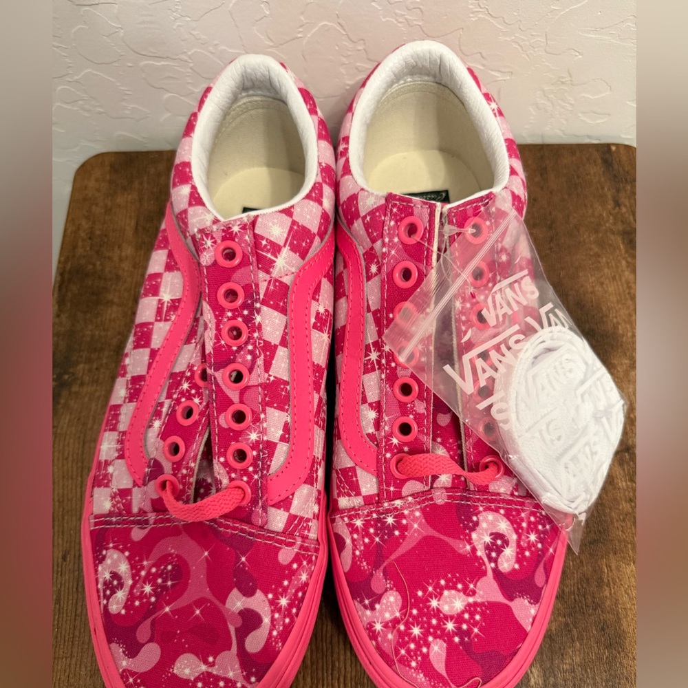 Vans Checkered Pink Sneakers